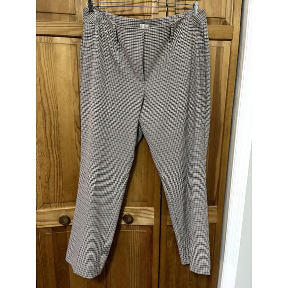 Talbots Plus Size 18W Houndstooth Classic Slacks - Picture 1 of 8